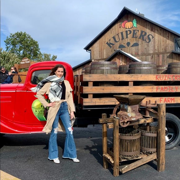 Show Me Your Mumu Distressed Bell Bottoms - Picture 6 of 6